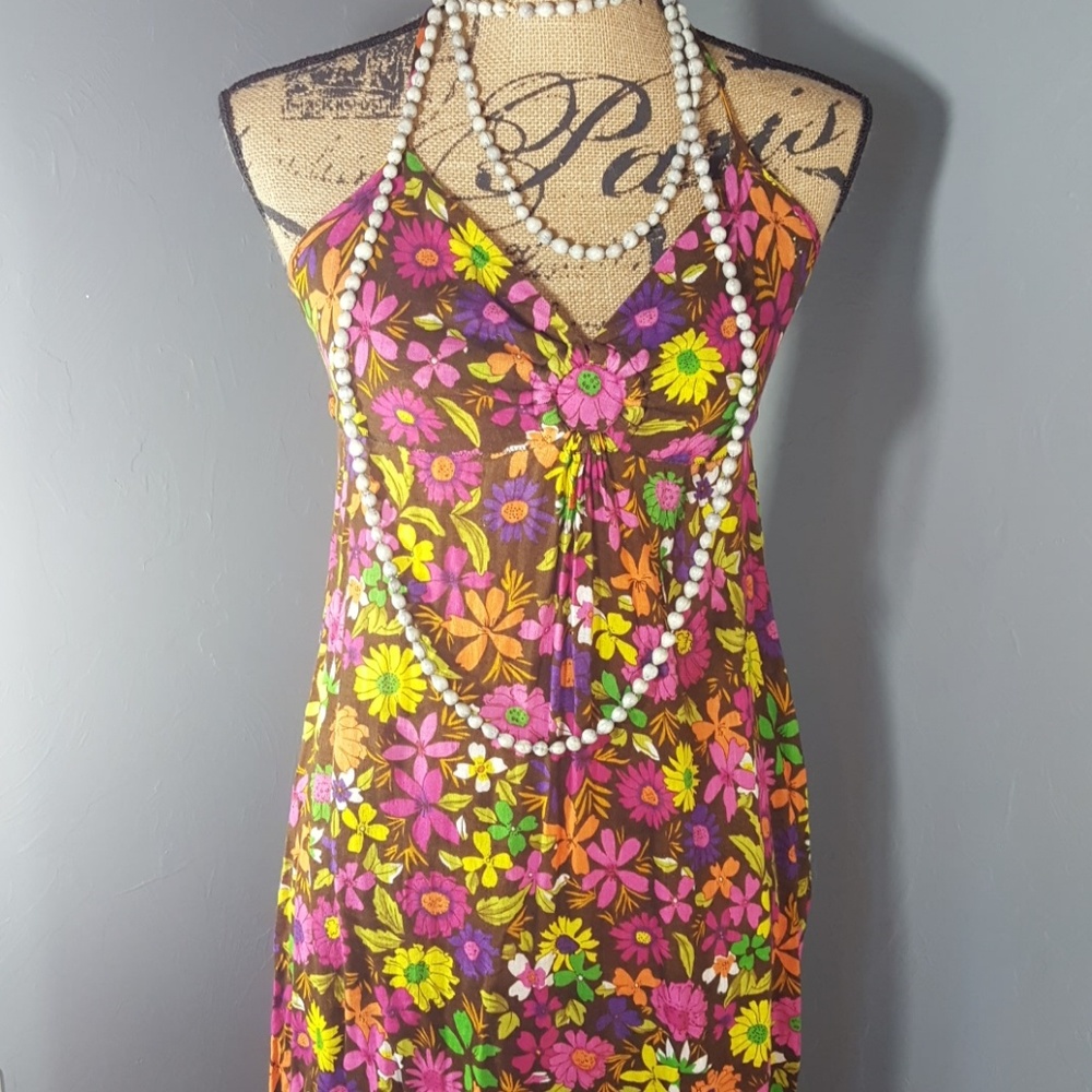 🔵 Free People Floral Lightweight Beach Dress